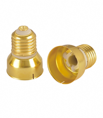 E27/51X39 Copper yellow lampbase